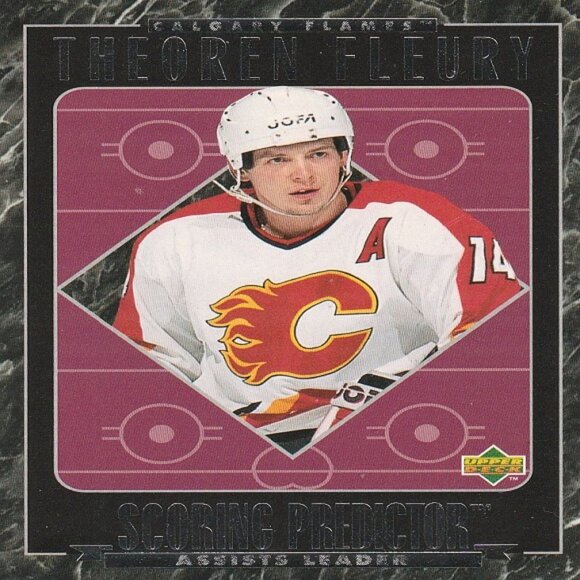 Theoren Fleury  NHL Hockey Card Collection - 10 NHL Hockey Cards - Picture 6 of 11